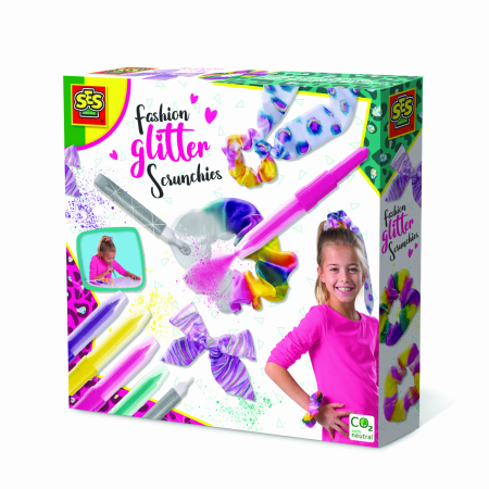 Activități & Îndemânare - Set creativ - Elastice de par cu sclipici