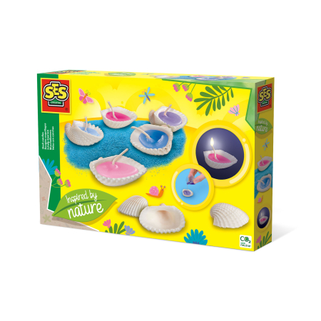 Artă & Meșteșuguri - Set creativ - Lumanari in scoica