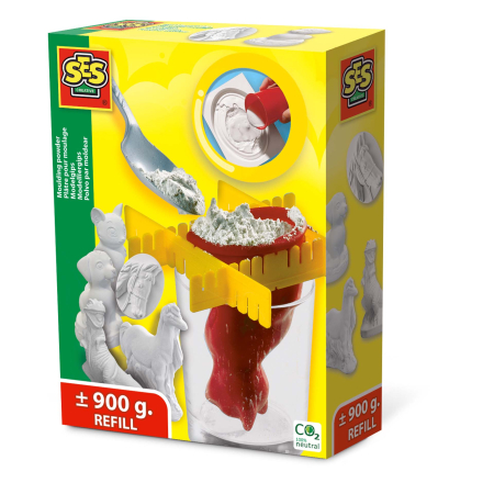  Plastilină & Mulaj - Set creativ mulaj si pictura - Ipsos 900 gr