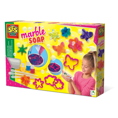 Baie & Relaxare - Set creativ - Sapunuri cu efect de marmura