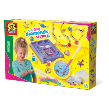  Activități & Îndemânare - Set creativ - Studiou de diamante