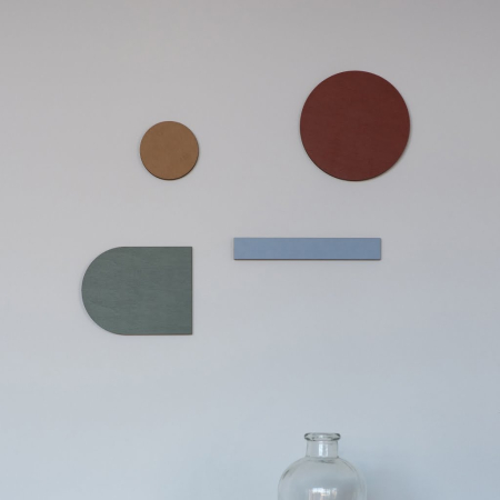 Jucării din lemn diverse - Set forme de perete din lemn - compozitie nr.81