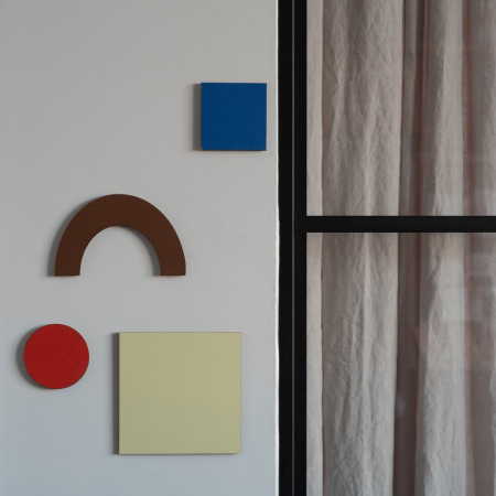 Jucării din lemn diverse - Set forme de perete din lemn - compozitie nr.85