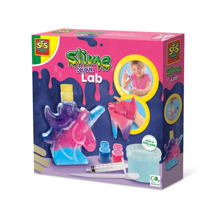 STEM & Știință - Set laboratorul de slime - Cu recipient Unicorn