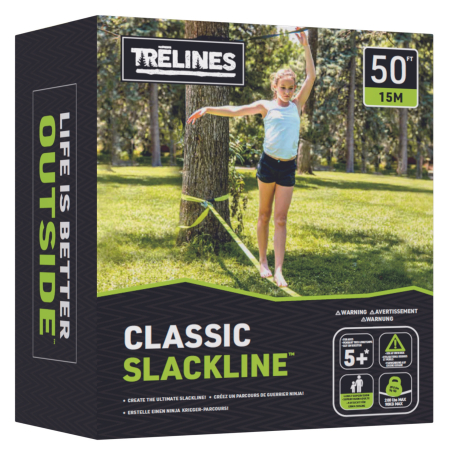 Slackline & Tiroliană - Slackline clasic (15 m)