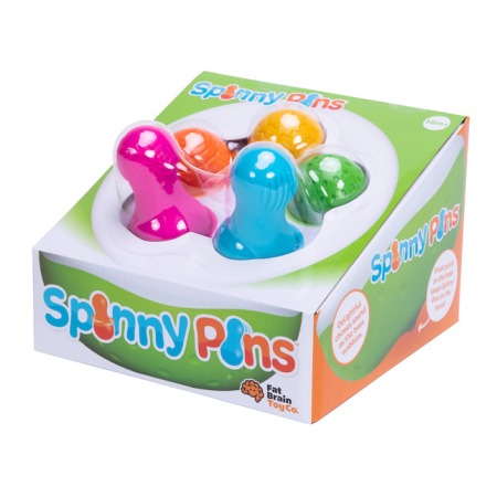 Jocuri Educative & Senzoriale - Spinny Pins – Popice mobile – Potrivire, asociere și dexteritate bebe