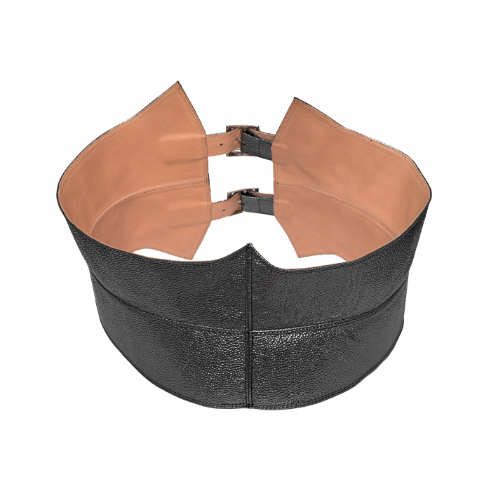 Brau piele naturala gri ''Milano'' [3]