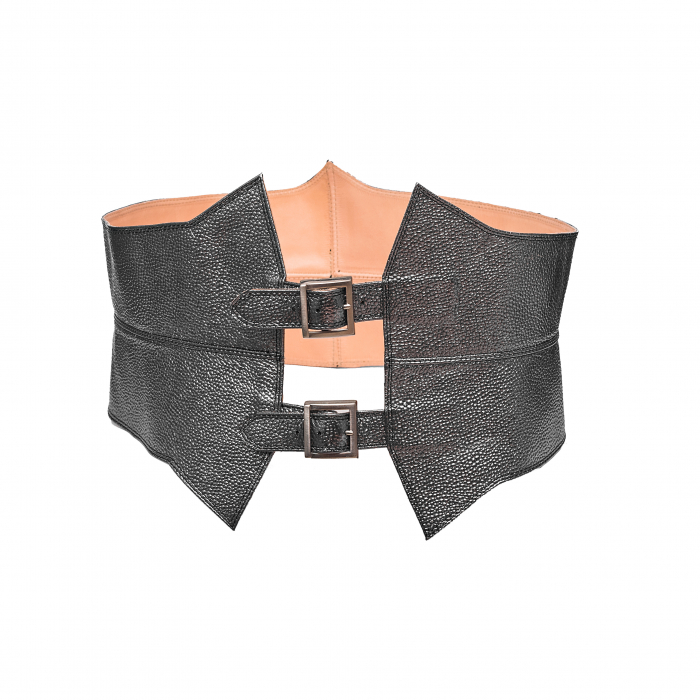 Brau piele naturala gri ''Milano'' [2]