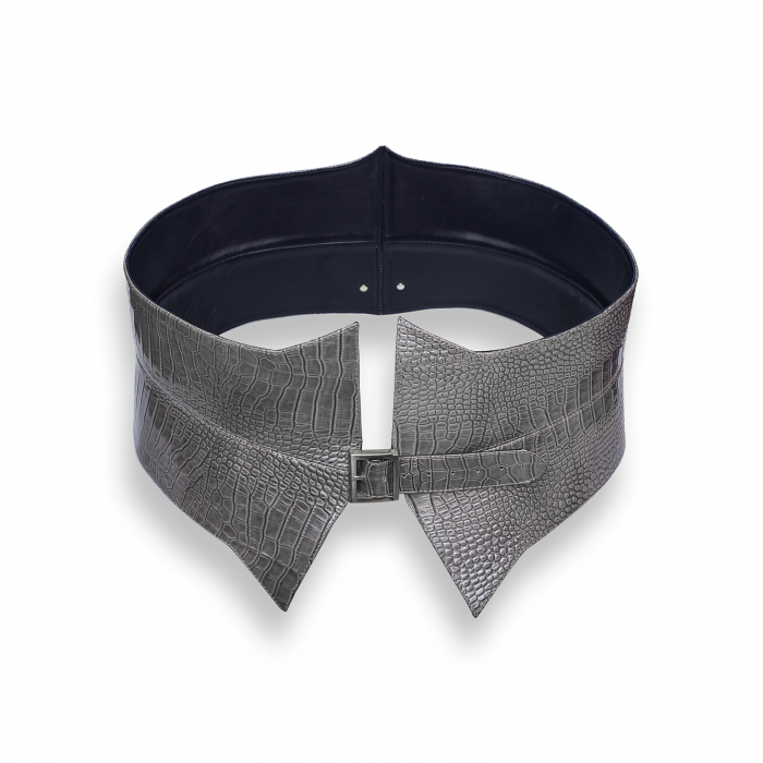 Brau piele naturala gri ''Paris'' [3]