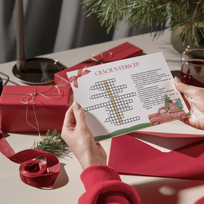 Felicitare de Crăciun – Rebus Model 3 eco-friendly [2]