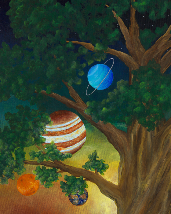 pictura-originala-panza-the-wise-cosmic-oak-70x80cm [3]