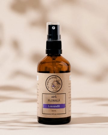 Yo Soy Lavanda - Apă florală din lavandă cu pulverizator, recipient sticlă, 100 ml