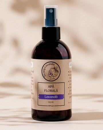 Apa florala de lavanda - Apă florală din lavandă cu pulverizator, 250 ml