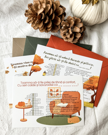 Felicitare de Mărțișor cu rebus - Zile senine și pline de bucurie! [7]