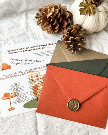 Felicitare de Mărțișor cu rebus - Zile senine și pline de bucurie! [6]