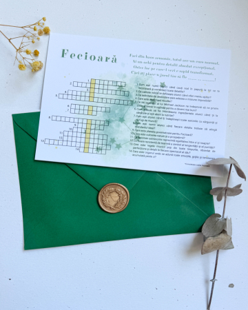Papetărie - Felicitare tip rebus - Zodiac