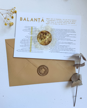 Papetărie - Felicitare tip rebus - Zodiac