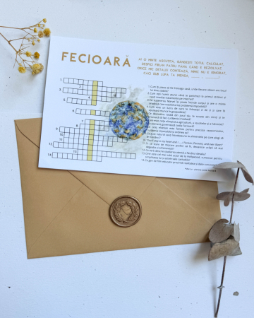 Papetărie - Felicitare tip rebus - Zodiac