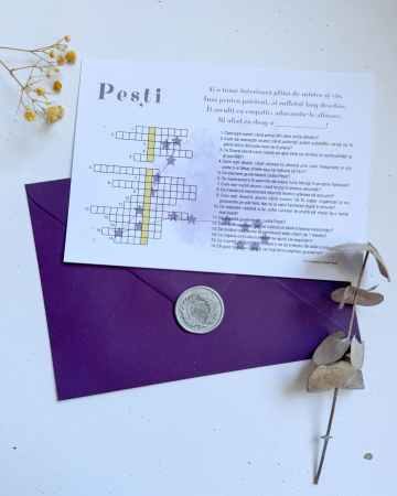 Papetărie - Felicitare tip rebus - Zodiac