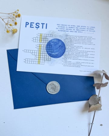 Papetărie - Felicitare tip rebus - Zodiac