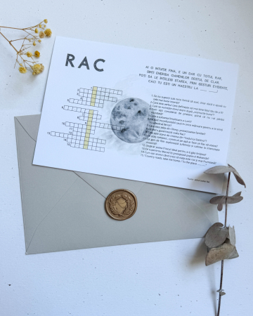 Papetărie - Felicitare tip rebus - Zodiac
