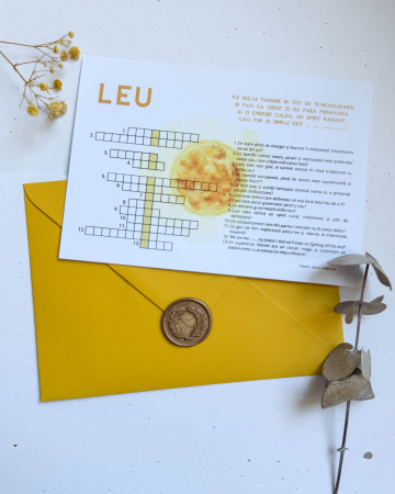 Papetărie - Felicitare tip rebus - Zodiac