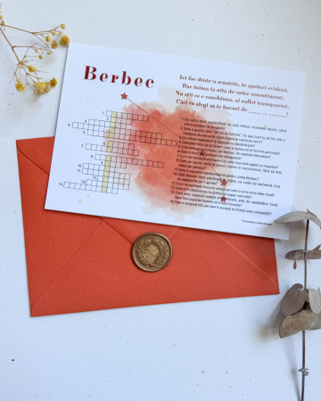 Papetărie - Felicitare tip rebus - Zodiac
