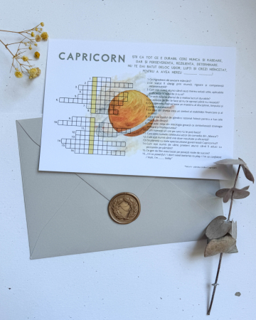 Papetărie - Felicitare tip rebus - Zodiac