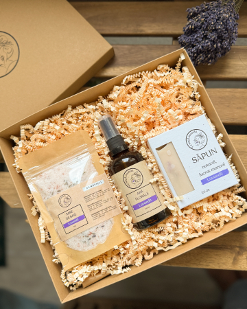 Pachete cadou - Pachet Cadou Bath with Lavanda – Îngrijire Naturală și Elegantă