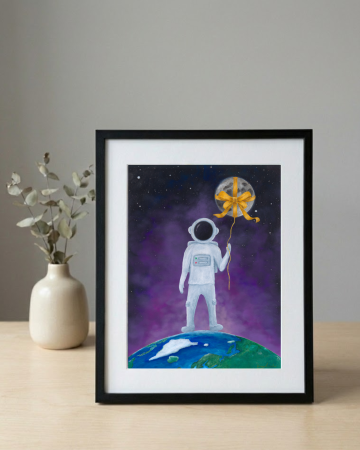 Printuri de artă - Print Artă 13x18 cm – Luna în Dar