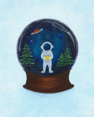 Print Artă 13x18 cm – Magia din Globul de Cristal [1]