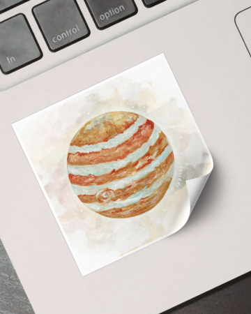 Stickere - Sticker - 5x5 cm - Planete