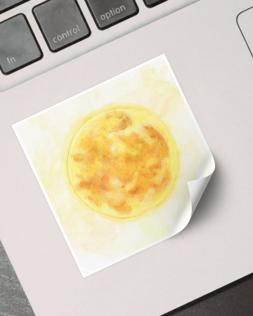 Stickere - Sticker - 5x5 cm - Planete