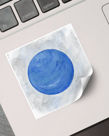 Stickere - Sticker - 5x5 cm - Planete