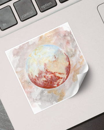 Stickere - Sticker - 5x5 cm - Planete