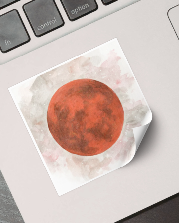 Stickere - Sticker - 5x5 cm - Planete