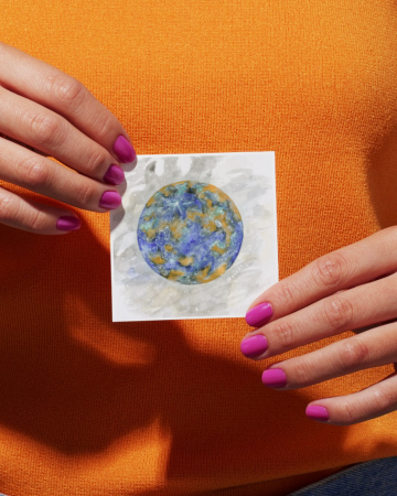 Sticker - 5x5 cm - Planete [1]