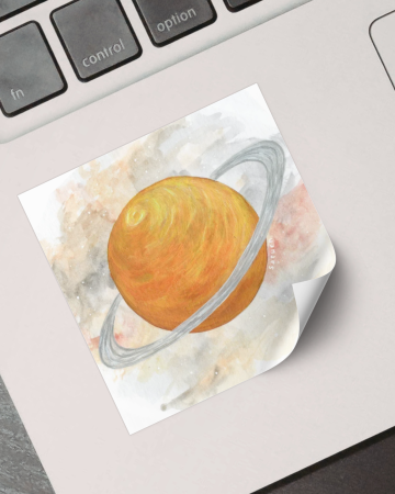 Stickere - Sticker - 5x5 cm - Planete