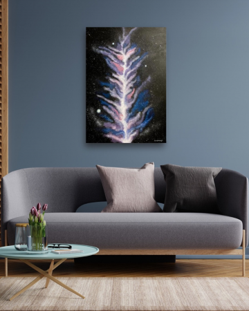Tablou O Nebuloasă - Artă Cosmică Handmade [2]