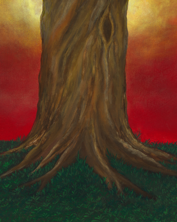 pictura-originala-panza-the-wise-cosmic-oak-70x80cm [5]