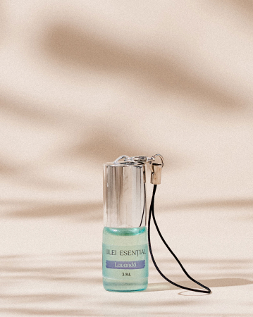 Ulei esential de lavanda - Ulei esențial de lavandă cu roll-on tip breloc, 3 ml