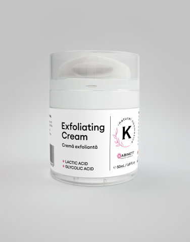 Cremă pentru față - Cremă exfoliantă cu acid lactic și acid glicolic