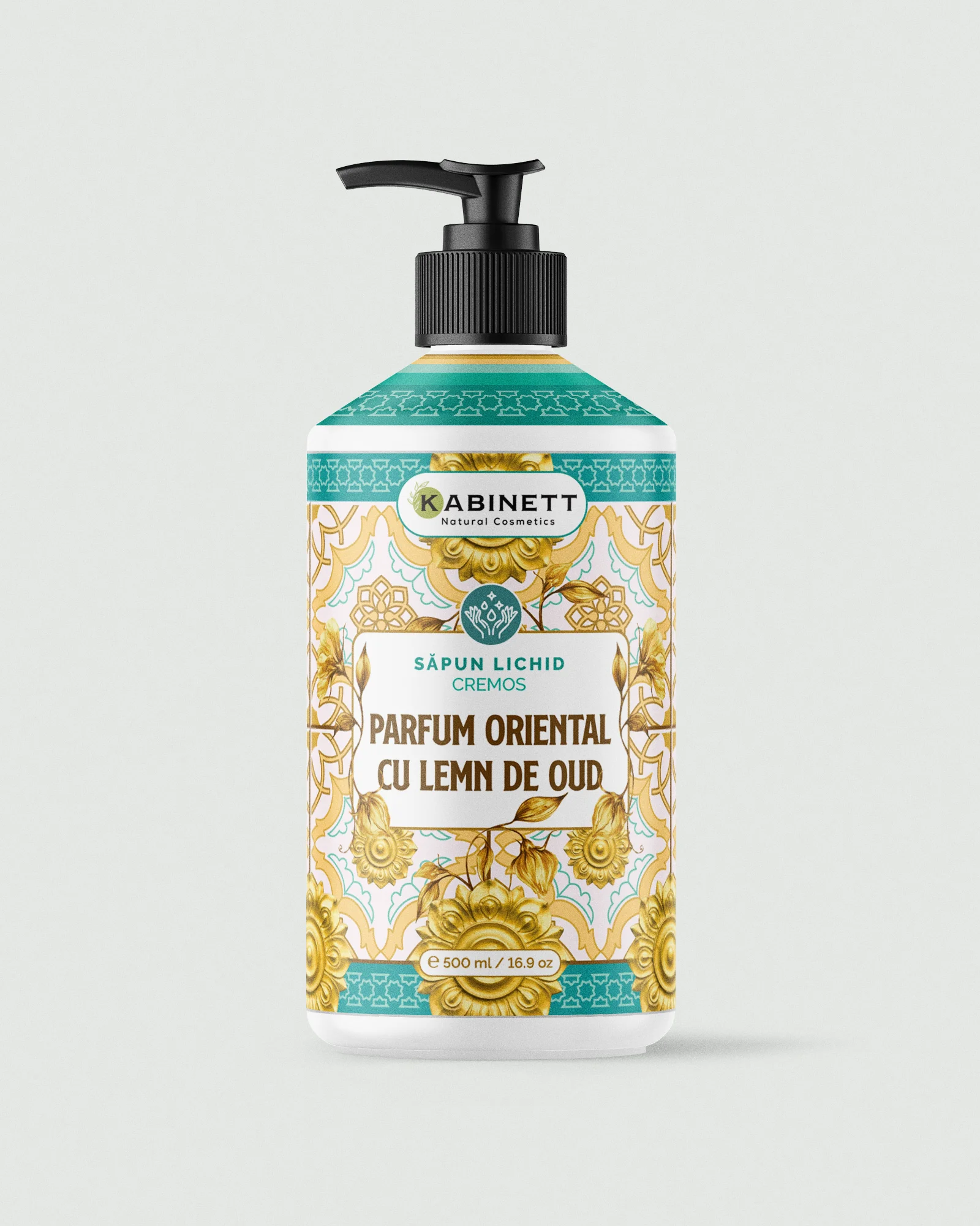 Săpun lichid - Săpun lichid cremos cu parfum oriental cu lemn de oud