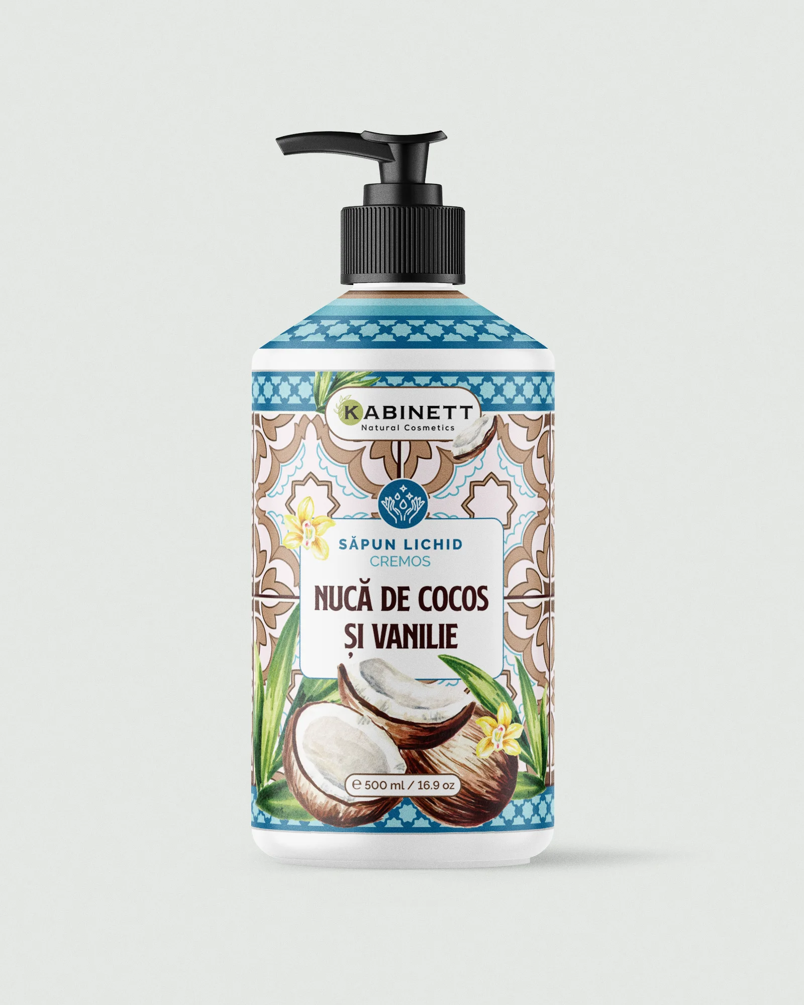 Săpun lichid - Săpun lichid cremos cu nucă de cocos și vanilie
