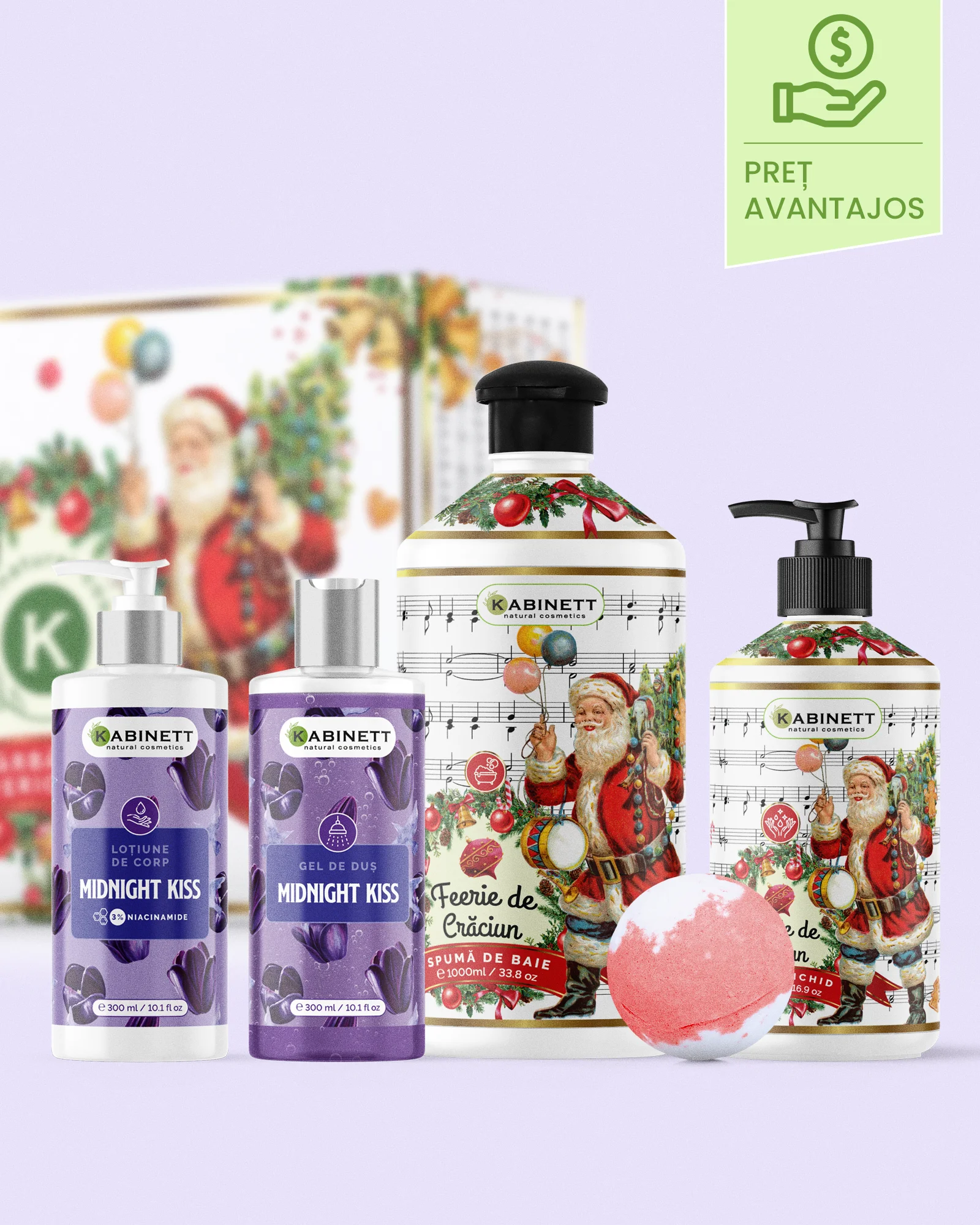 Seturi - Set cadou Feerie de Crăciun + Midnight Kiss