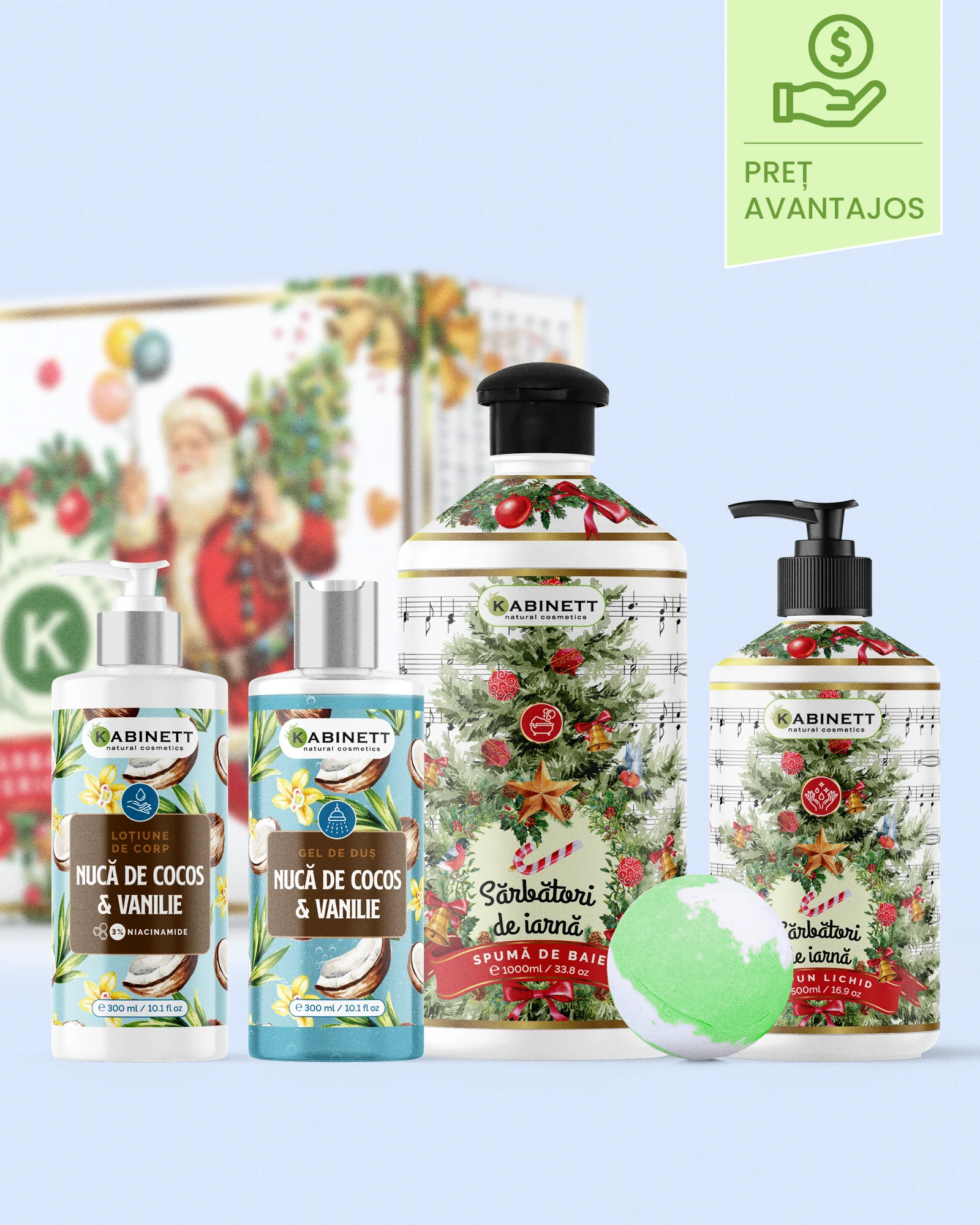 Seturi - Set cadou Sărbători de iarnă + Cocos și vanilie