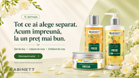 Seturi - Set lotiune de corp Frezie, gel de dus Frezie si exfoliant de corp Frezie