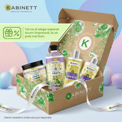 Seturi - Set lotiune de corp, gel de dus, spuma de baie si sare de baie Flori de Tei