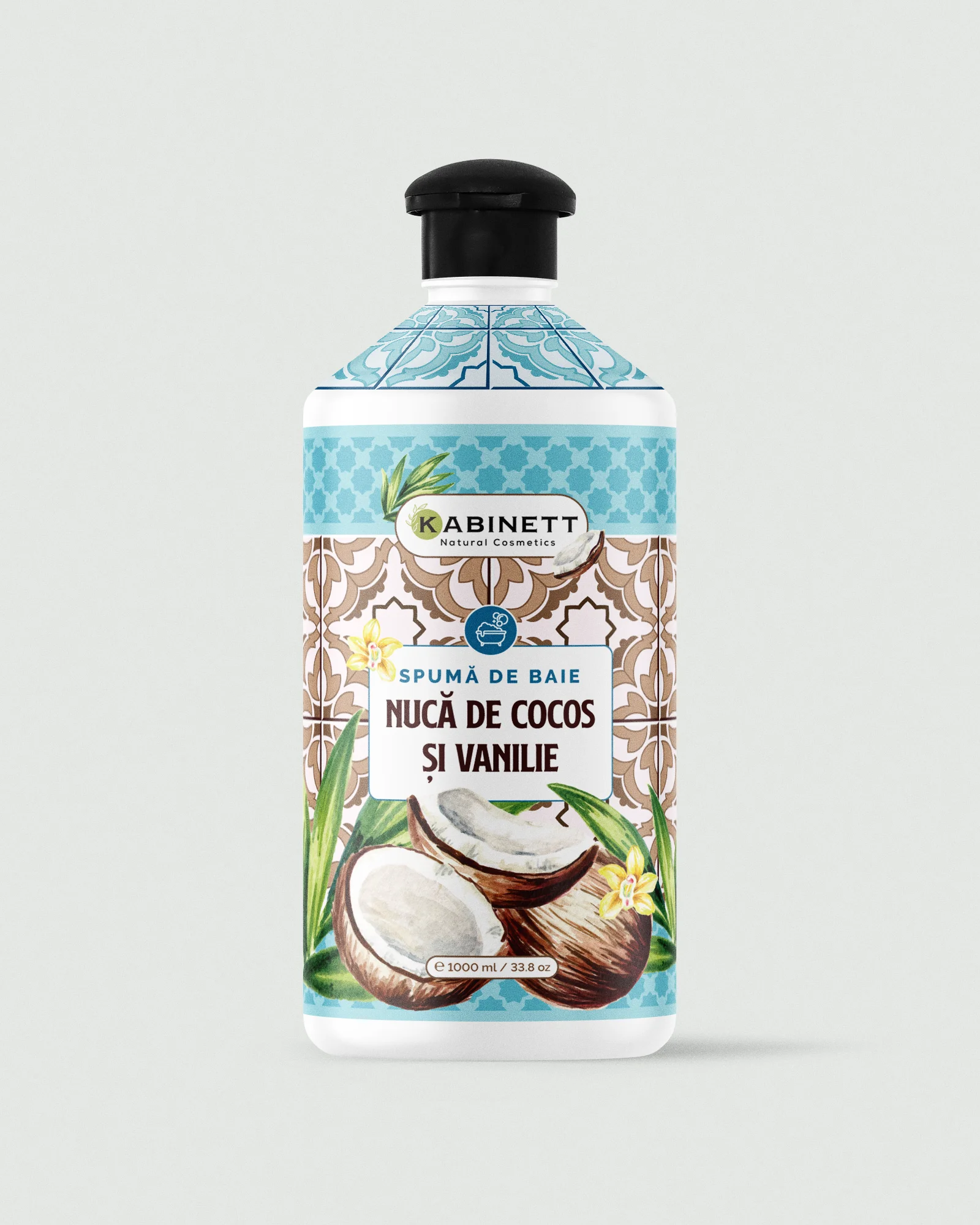 Spumă de baie - Spumă de baie cu nucă de cocos și vanilie