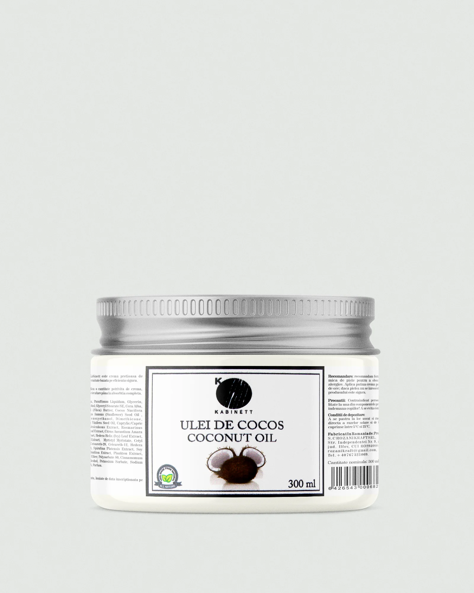 Unt de corp - Ulei de cocos cu vitamina E